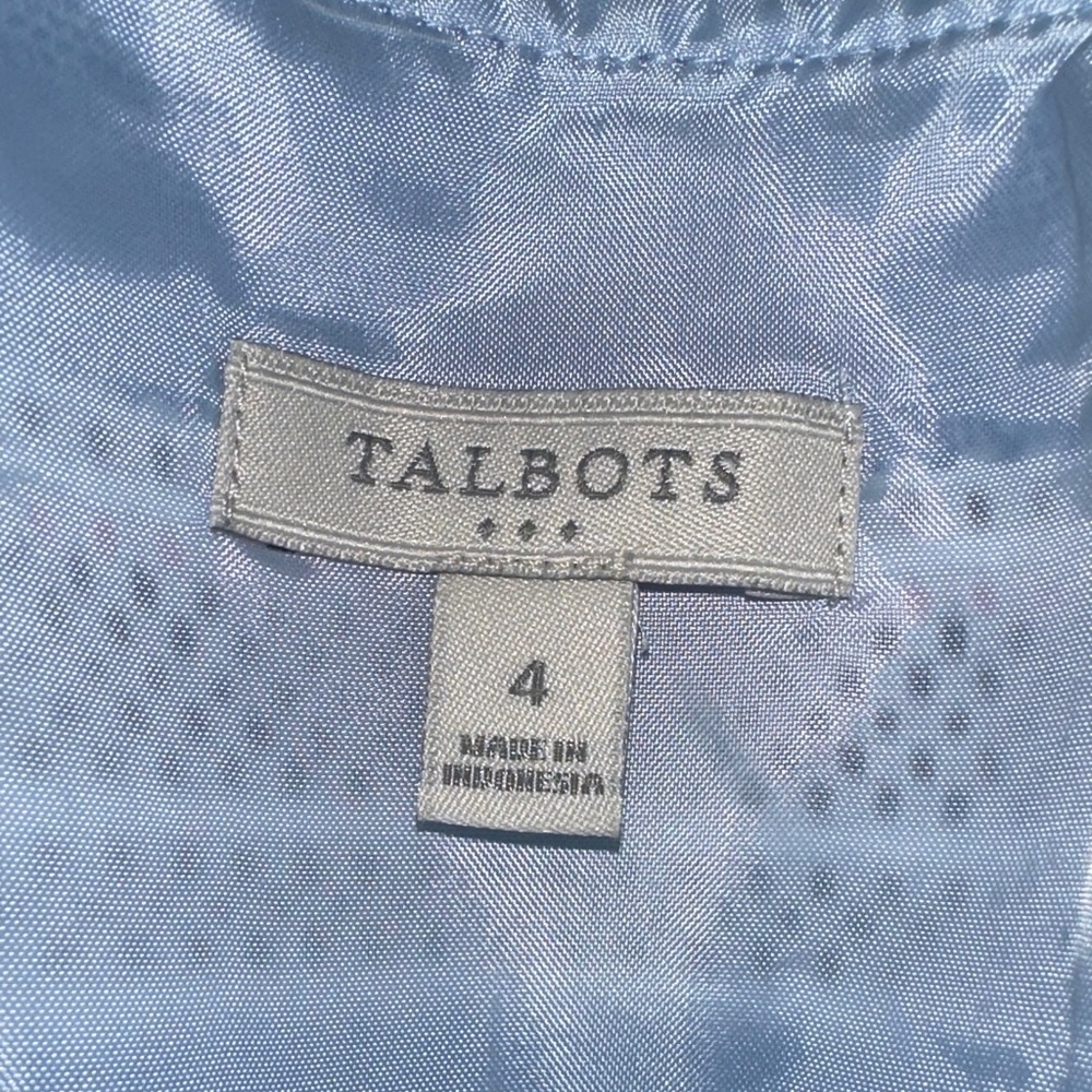 Talbots Blue and White Striped Mini Dress - Picture 3 of 6